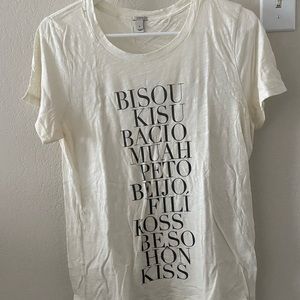 J.Crew kiss shirt